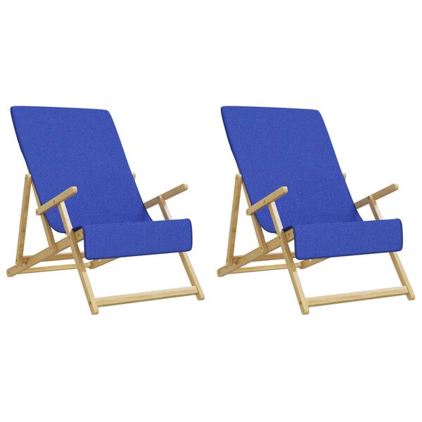 vidaXL Ručnici za plažu 2 kom plavi 60 x 135 cm od tkanine 400 GSM