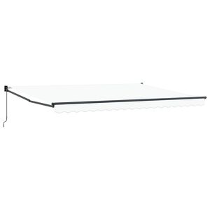 vidaXL Nadstre&scaron;nica Bijelo 450 x 300 x 165 cm Poliester i metal