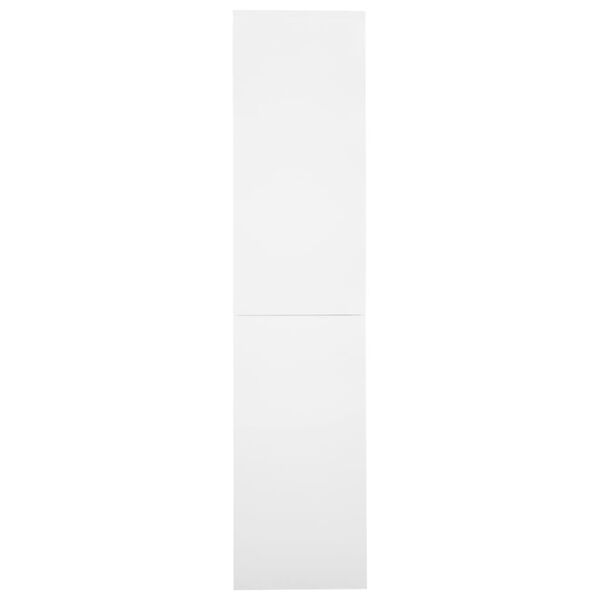 vidaXL Uredski ormarić s kliznim vratima bijeli 90x40x180 cm čelični