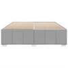 vidaXL Okvir za krevet bez madraca svjetlosivi 200 x 200 cm od tkanine