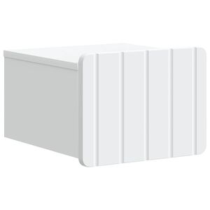 vidaXL Noćni ormarić za montažu na zid Zidne Bijela 33 x 34,5 x 24 cm