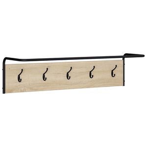 vidaXL Vje&scaron;alica za kapute Zidne Hrast sonoma 100 x 30 x 25 cm