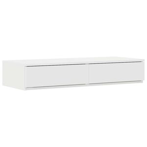 vidaXL Ladice za krevet Bijelo 100 x 36,5 x 16,5 cm Konstruirano drvo