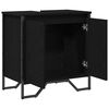 vidaXL Kupaonski ormarić za sudoper Crni hrast 60 x 35 x 60 cm