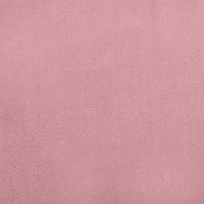 vidaXL Krevet za pse ružičasti 60 x 40 x 30 cm baršunasti