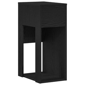 vidaXL Tower stalak za računalo s ladicom crni 30x44x74 cm