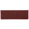 vidaXL Prostirke za stepenice 30 kom 65x21x4 cm bordo pravokutni rub