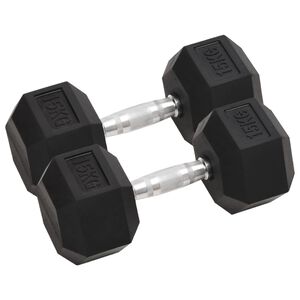 vidaXL Jednoručni utezi 2 kom 30 kg ukupno lijevano željezo