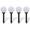 vidaXL Vanjske svjetiljke za stazu 4 kom LED 15 cm sa &scaron;iljkom za tlo