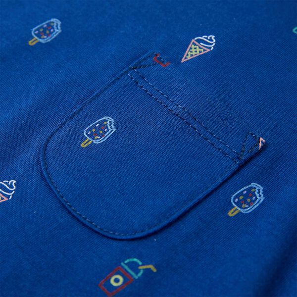 Dječja majica bez rukava tamnoplava 128