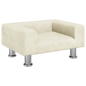 vidaXL Krevet za pse krem 50x40x26,5 cm bar&scaron;unasti