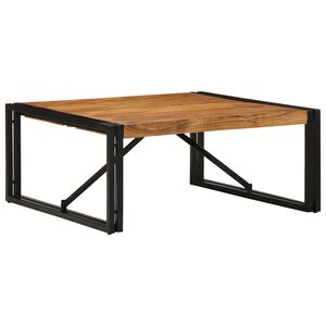 vidaXL Stolić za kavu 80x80x35 cm od masivnog bagremovog drva