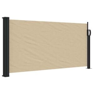 vidaXL Bočna tenda na uvlačenje bež 100 x 300 cm