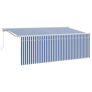 vidaXL Povlačivi tende Plava 350 x 200 cm tkanina