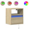 vidaXL Zidni TV ormarić LED boja hrasta sonome 41x31x45 cm