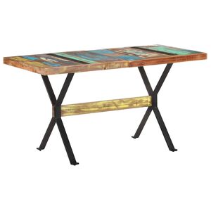vidaXL Blagovaonski stol 140 x 70 x 76 cm od masivnog obnovljenog drva