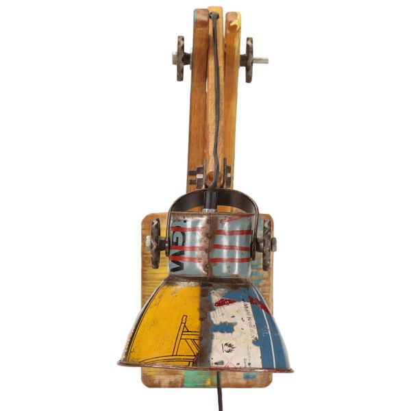 vidaXL Zidna svjetiljka u industrijskom stilu vi&scaron;ebojna okrugla E27