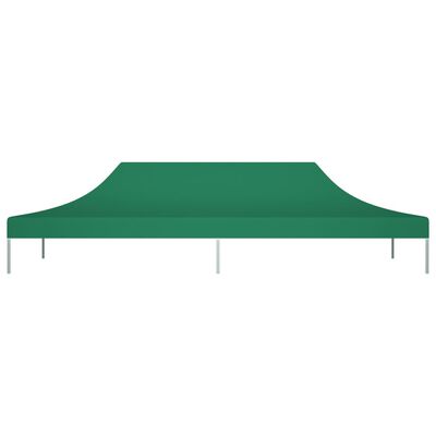 vidaXL Krov za šator za zabave 6 x 3 m zeleni 270 g/m²