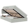 vidaXL Krevet s od storage Svijetlo siva 120 x 200 cm Baršun