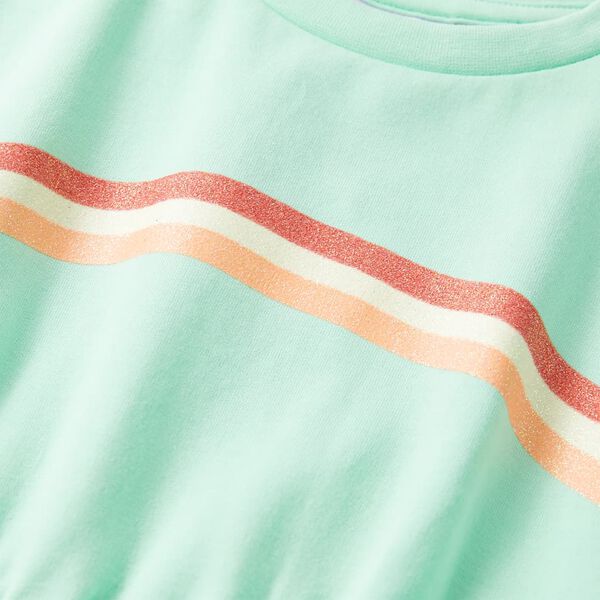 Dječja haljina s vezicom jarkozelena 116