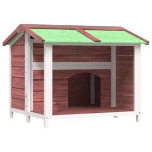 vidaXL Kućica za pse boja kave 96 x 87 x 80,5 cm od masivne borovine