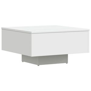vidaXL Stolić za kavu bijeli 60 x 60 x 31,5 cm konstruirano drvo