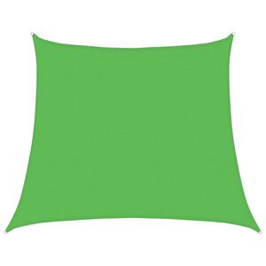 vidaXL Jedro za za&scaron;titu od sunca 160 g/m&sup2; Trapezoidno svijetlozeleno 4/5x4 m HDPE