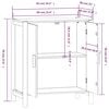 vidaXL Komoda 62 x 38 x 70 cm od konstruiranog drva