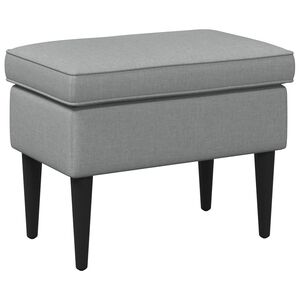 vidaXL Stolica za noge Svjetlosiva 55 x 35 x 41 cm Tkanina