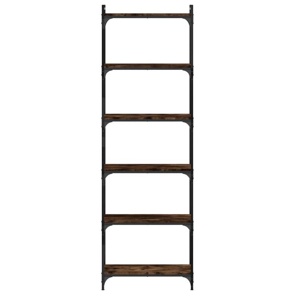 vidaXL Regal za knjige sa 6 razina boja hrasta 60 x 30 x 188 cm drveni