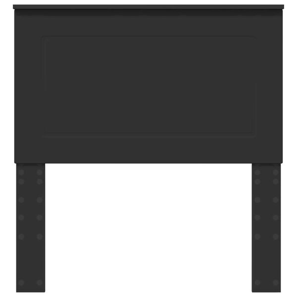 vidaXL Uzglavlje Crni hrast 80 cm Konstruirano drvo