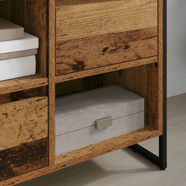 vidaXL TV ormar Staro drvo 100 x 36 x 49,5 cm Konstruirano drvo