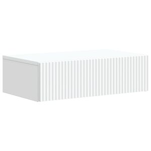 vidaXL Stolna montirana na zid Bijela 59 x 34,5 x 17 cm