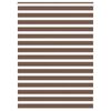 vidaXL Zebra zavjesa Smeđa 155x200 cm &Scaron;irina tkanine 150,9 cm Poliester