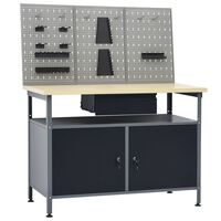 vidaXL Radni stol s tri zidne ploče