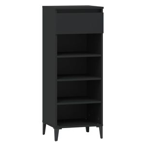 vidaXL Stalak za cipele crni 40 x 36 x 105 cm od konstruiranog drva