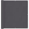 vidaXL Balkonski zastor antracit 120 x 400 cm od tkanine Oxford