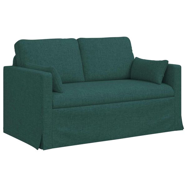 vidaXL Sofa Tamnozelena