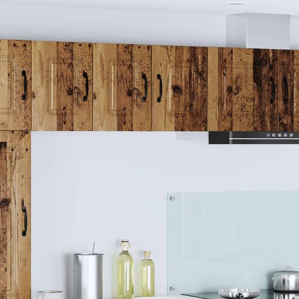 vidaXL Kuhinjski ormarić Kalmar 2 pcs Staro drvo 30 x 31 x 40 cm