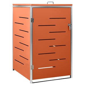 vidaXL Spremi&scaron;te za kantu za smeće 69x77,5x115 cm nehrđajući čelik