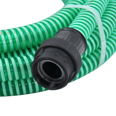 vidaXL Usisno crijevo s PVC priključcima zeleno 1 " 10 m PVC