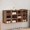 vidaXL Ormar za cipele Staro drvo 103 x 30 x 51 cm Konstruirano drvo