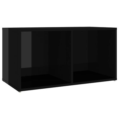 vidaXL TV ormarić sjajni crni 72 x 35 x 36,5 cm od konstruiranog drva