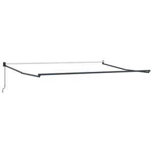 vidaXL Sklopiva konstrukcija tende Antracit 400 &times; 300 cm Aluminij
