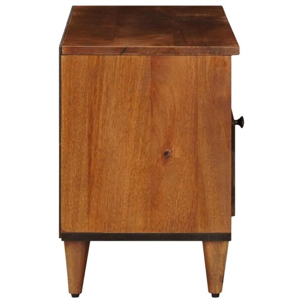 vidaXL TV ormar s ladicama Orah 100 x 33 x 46 cm Čvrsto drvo manga