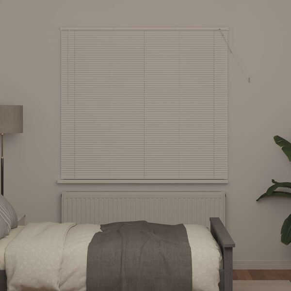 vidaXL Venecijanska roleta Podesiva Bijeli 150 x 150 cm PVC