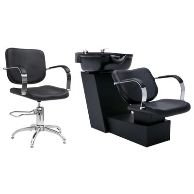 vidaXL Jedinica za pranje kose sa salonskom stolicom od umjetne kože