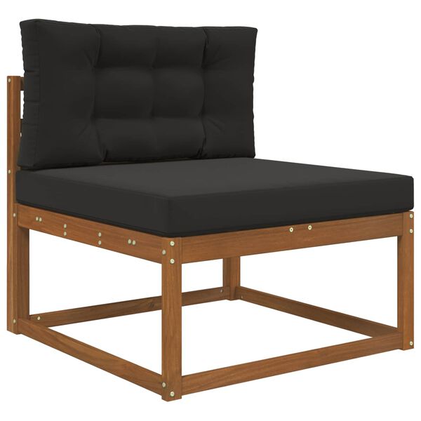 vidaXL Jastuk za vanjsku sofU 2 pcs Crna Poliester