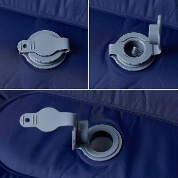 vidaXL Samonapuhujući madrac za kampiranje za 1 osobu modri