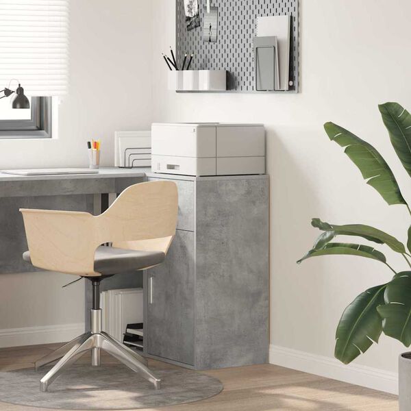 vidaXL Kreveta s ladicama Betonski sivi 38 x 34 x 75 cm